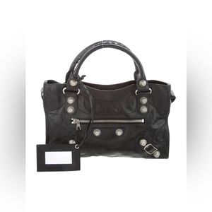 BALENCIAGA Motocross Giant 21 Silver City Bag (**AUTHENTICITY VERIFIED**)